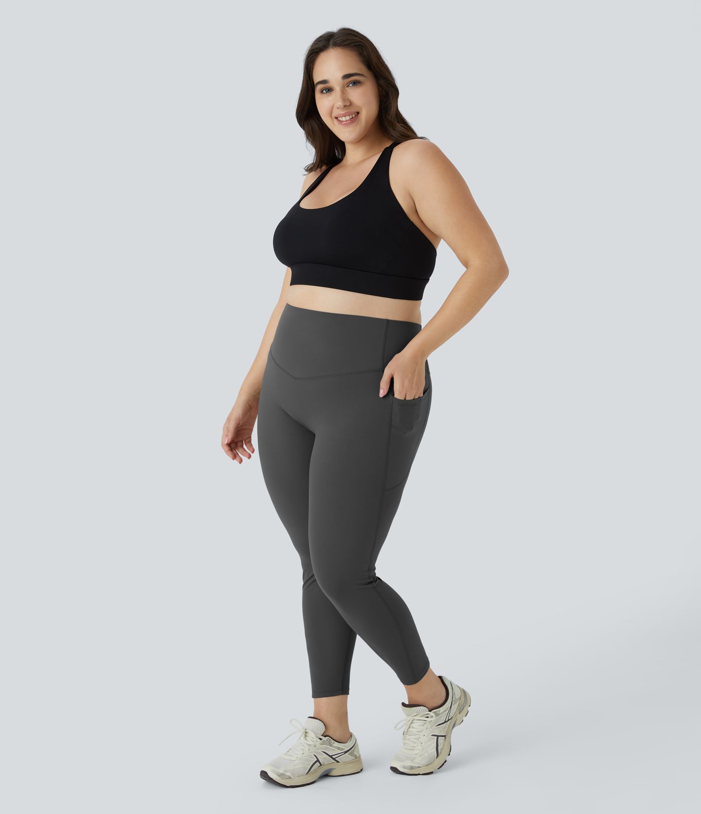 Halara UltraSculpt™ High Waisted Tummy Control Pocket Shaping Training Plus Size Leggings