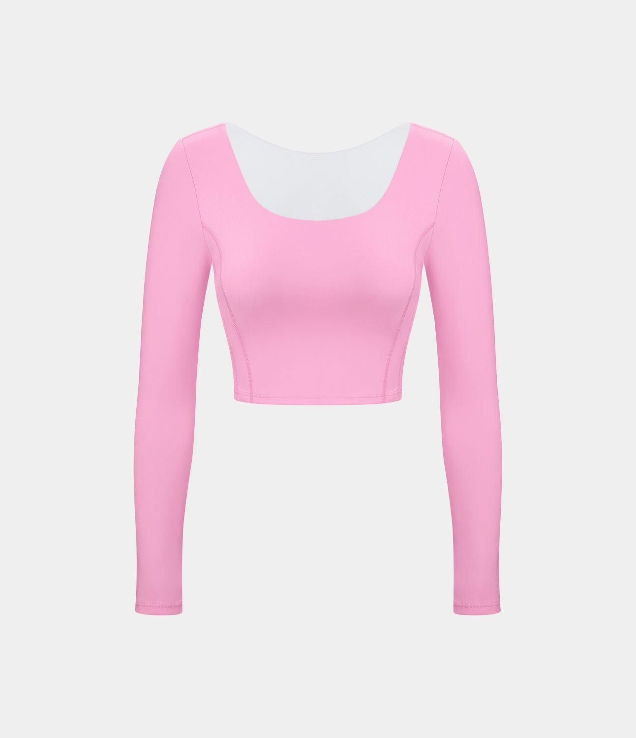 Top deportivo Softlyzero™ Plush yoga recortado hebilla ajustable manga larga