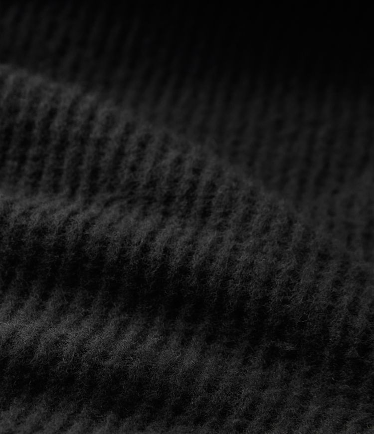 V Neck Hooded Long Sleeve Color Block Waffle Casual Sweatshirt