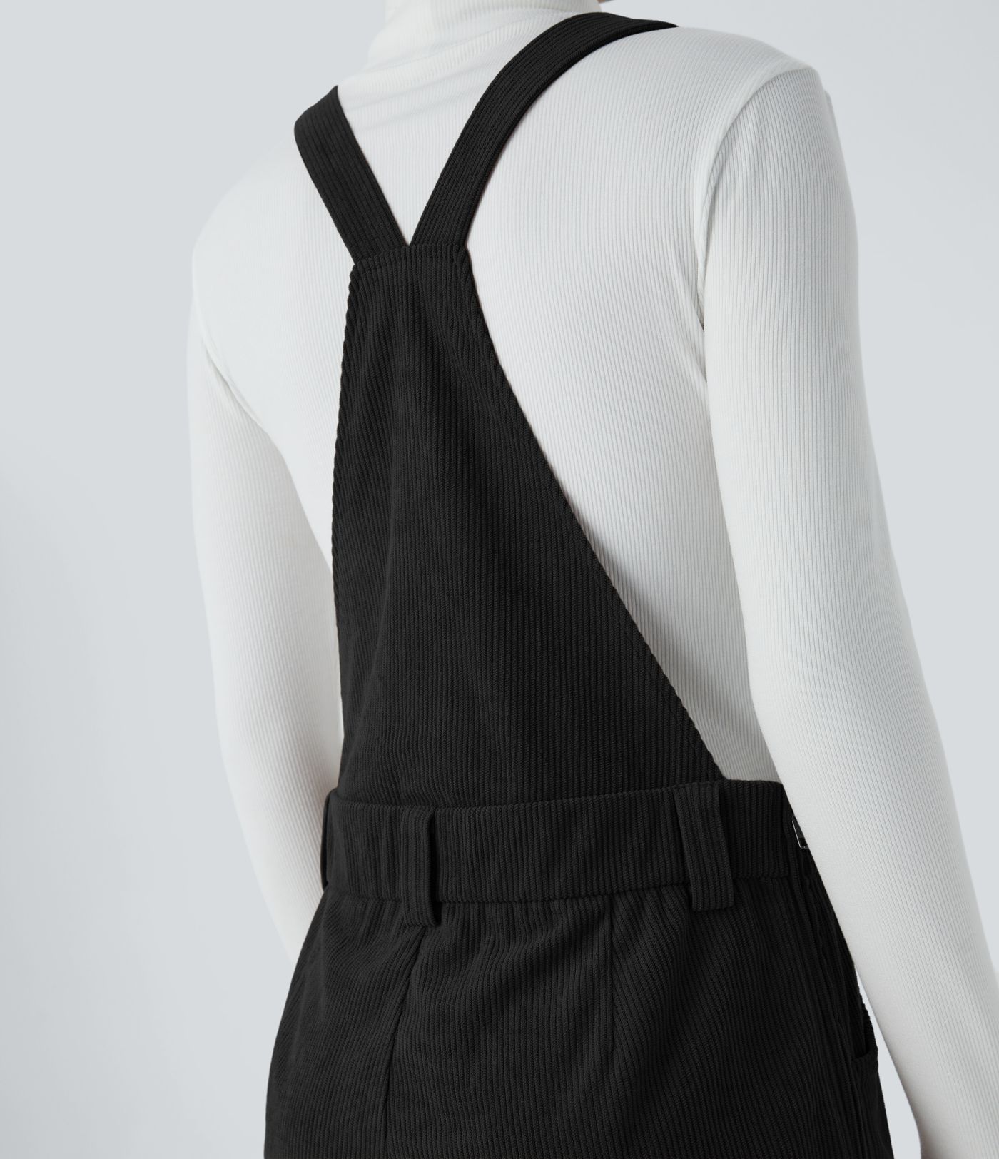 Pockets Corduroy Casual Overalls