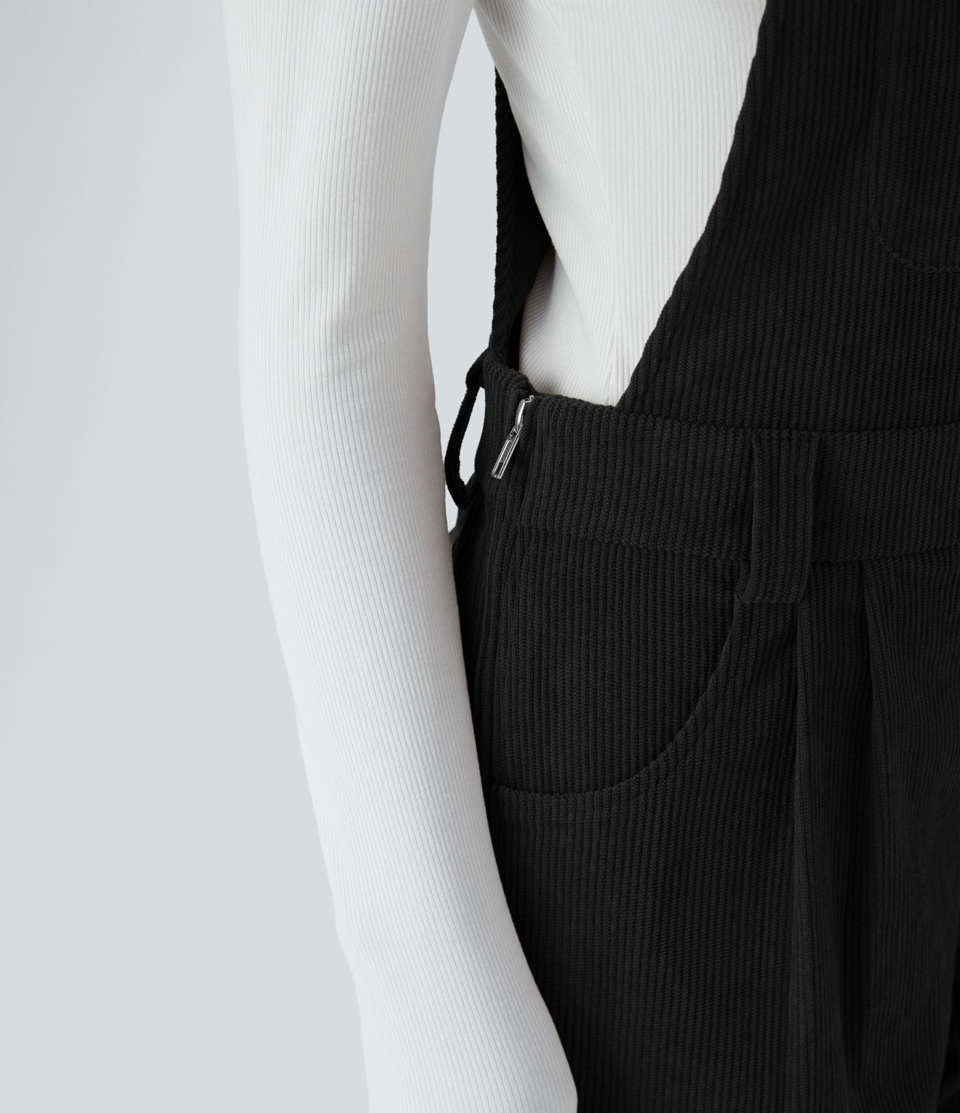 Pockets Corduroy Casual Overalls