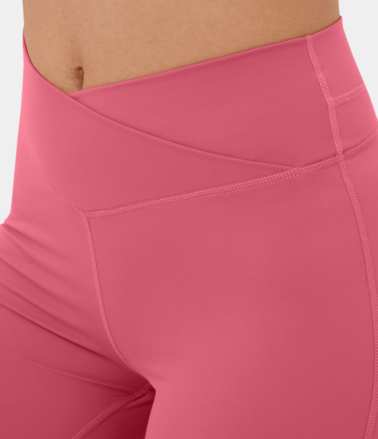 Women’s Cloudful™ Fabric High Waisted Crossover Ruched Yoga Shorts 5