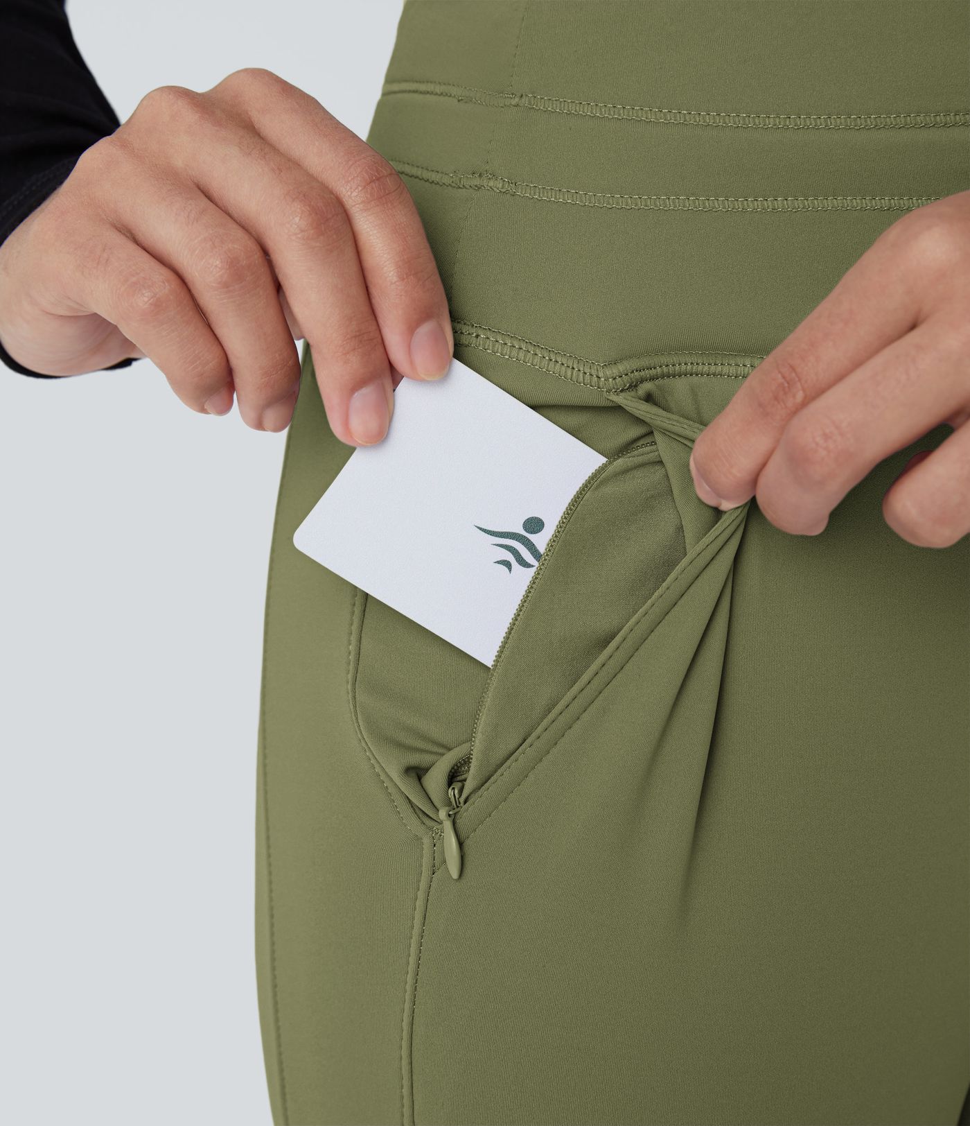 Joggers Softlyzero™ Plush liso largo completo bolsillo lateral cordón tiro alto