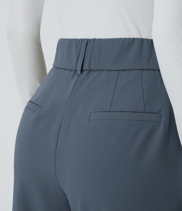 Halara Flex™ High Waisted Pocket Solid Work Tapered Pants