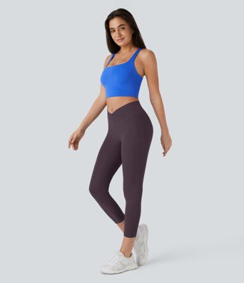 Softlyzero™ Crossover Capri-Leggings mit hohem Bund