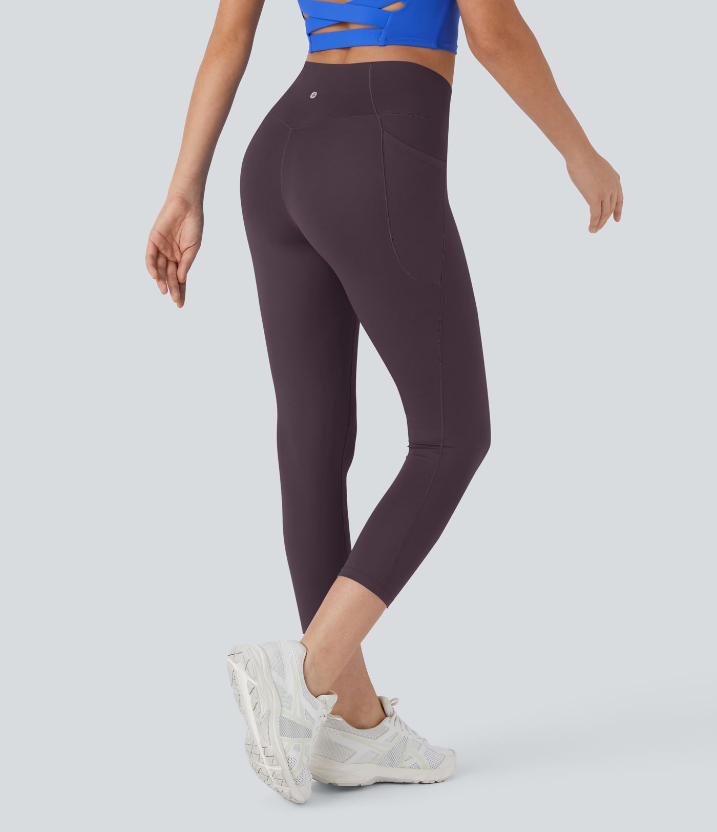 Softlyzero™ Crossover Capri-Leggings mit hohem Bund