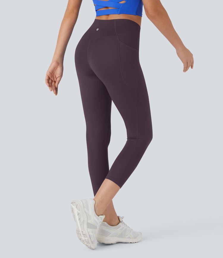 Softlyzero™ Crossover Capri-Leggings mit hohem Bund