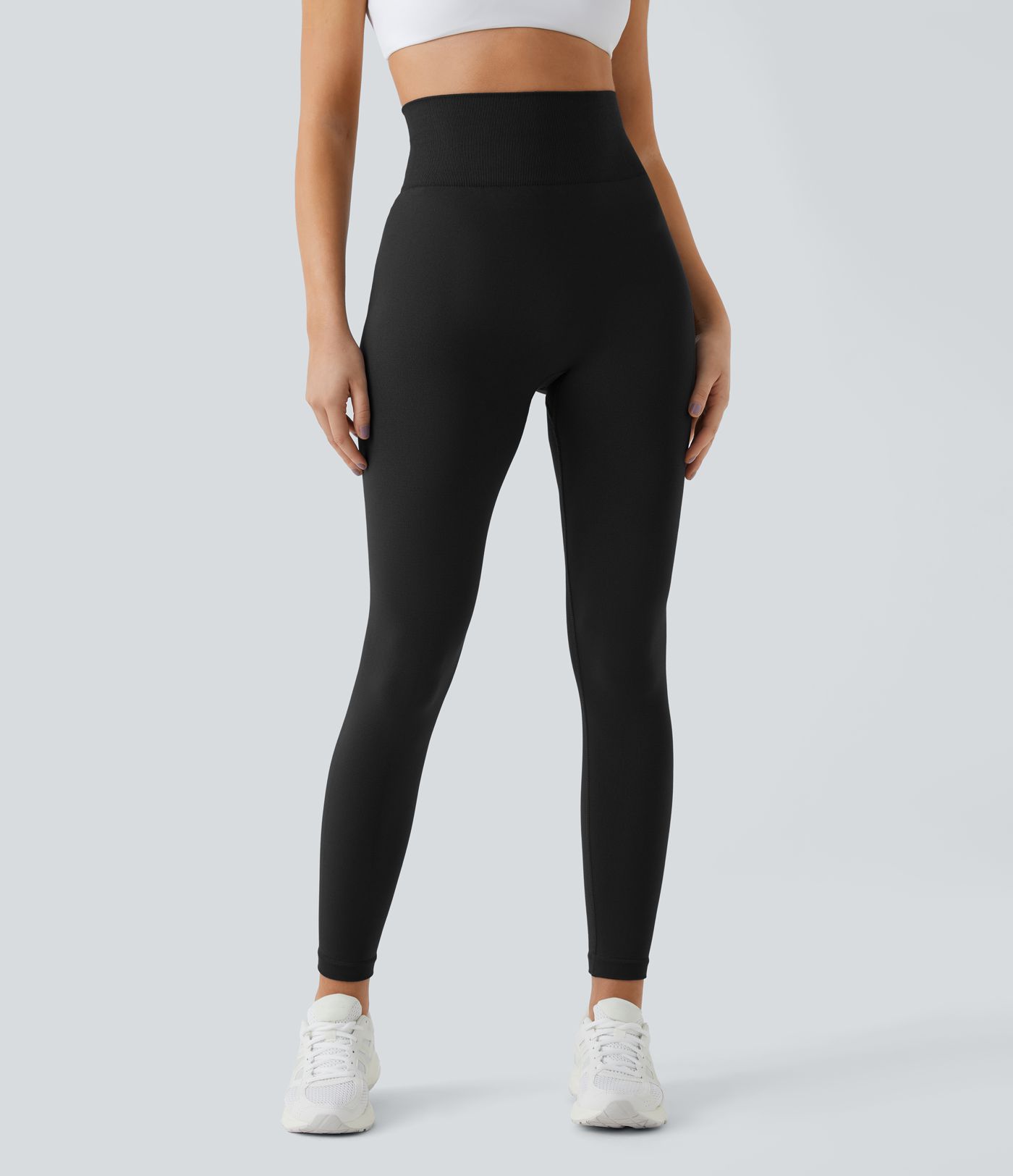 OneForm Seamless Flow High Waisted Ruched Plain Leggings