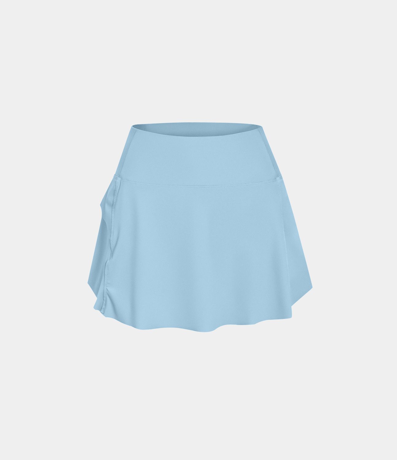 Schlichter 2-in-1-Tanzrock mit Rückenbundtaschen