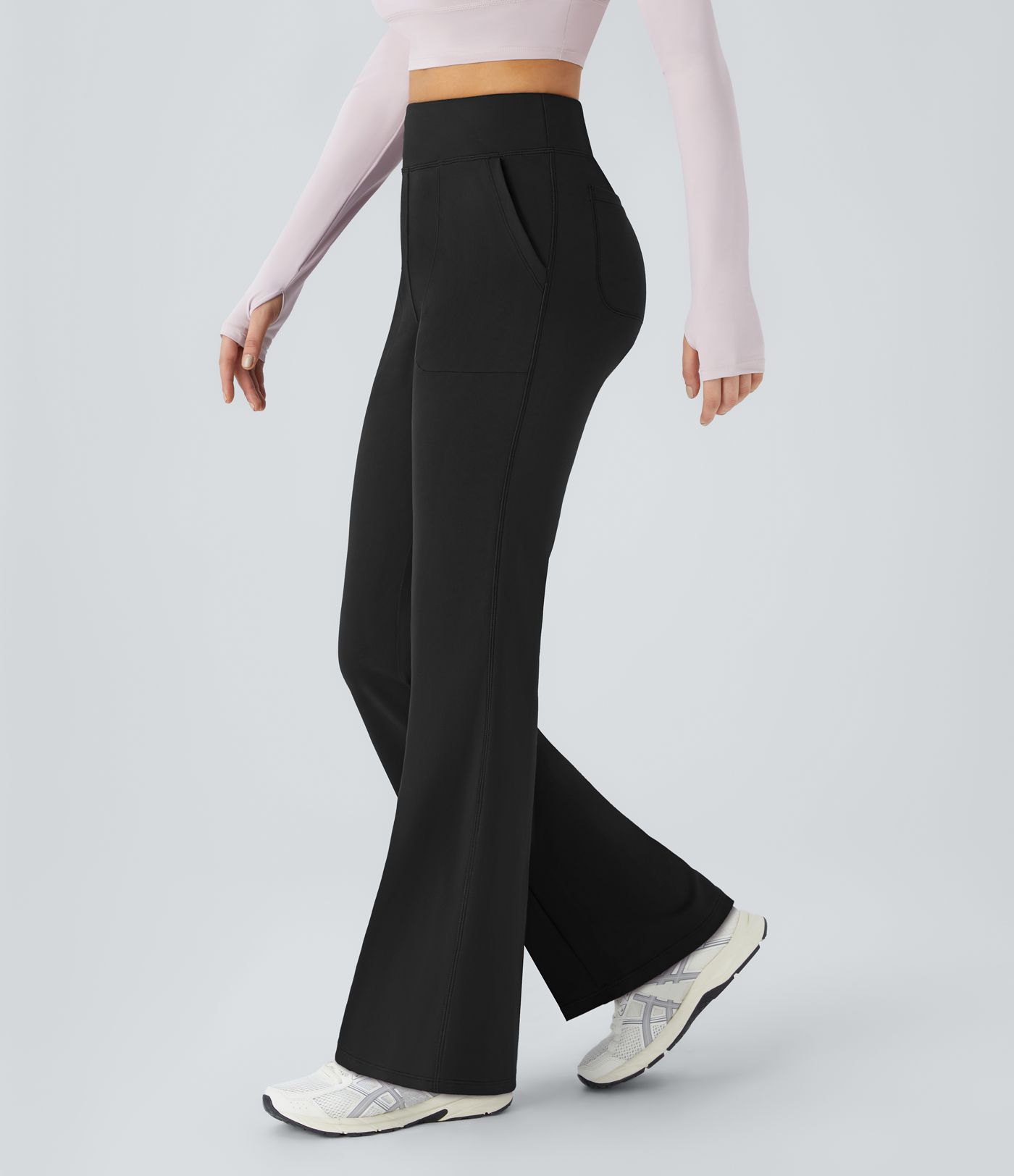 DayStretch - Flare-Leggings mit hohem Bund und Seitentasche