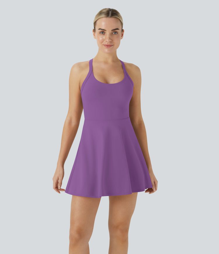 SoftlyZero™ Airy Backless Twisted Cool Touch Dance Active Dress-Easy Peezy Edition