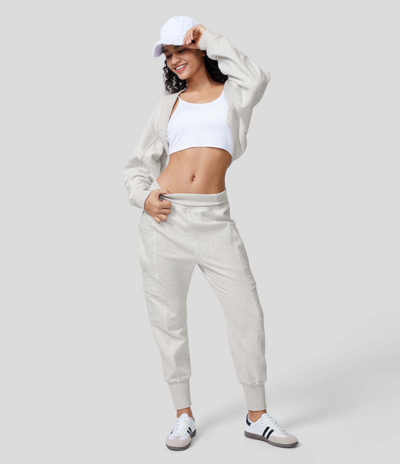 Batwing Sleeve Crop Fleece Casual Cotton Shrug Bolero