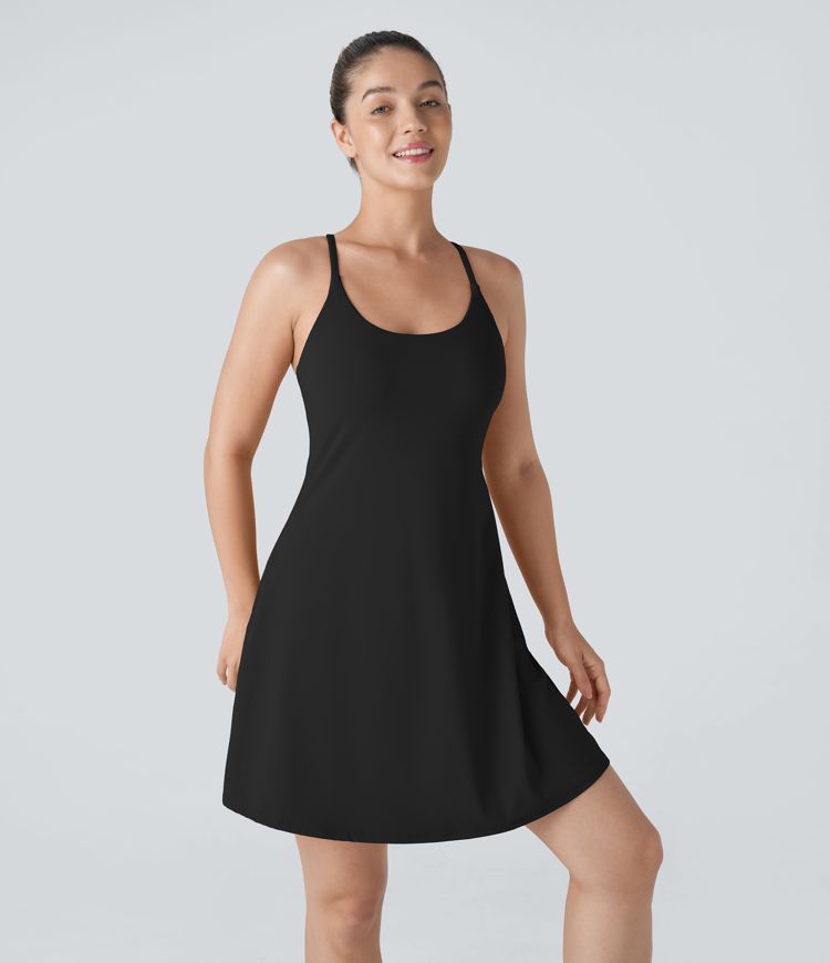 Softlyzero™ Plush Backless Active Dress-Longer Length-Easy Peezy Edition