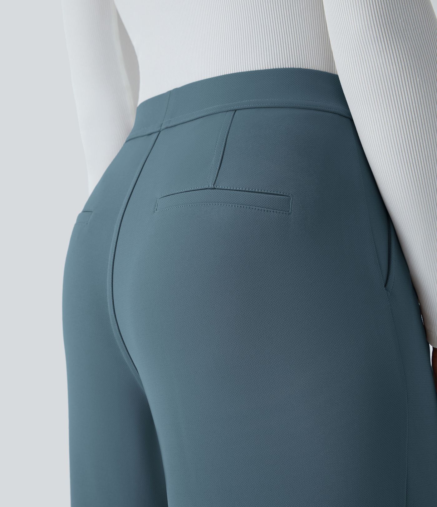 Halara Flex™ High Waisted Pocket Straight Leg Crepe Work Trousers