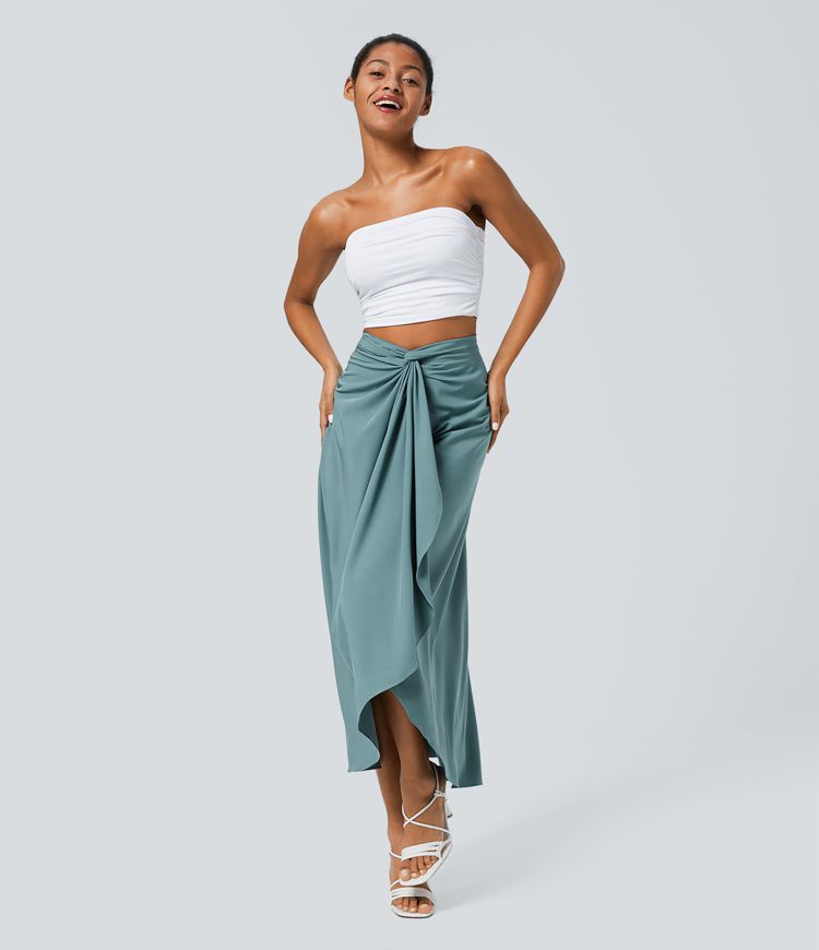 Wrap skirt quick dry hotsell