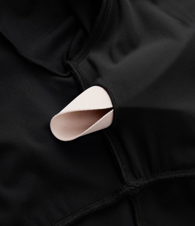 Softlyzero™ Airy, langärmliges 2-in-1 Pickleball-Minikleid mit Seitentaschen, Daumenloch, Cool-Touch und ausgestelltem Bein