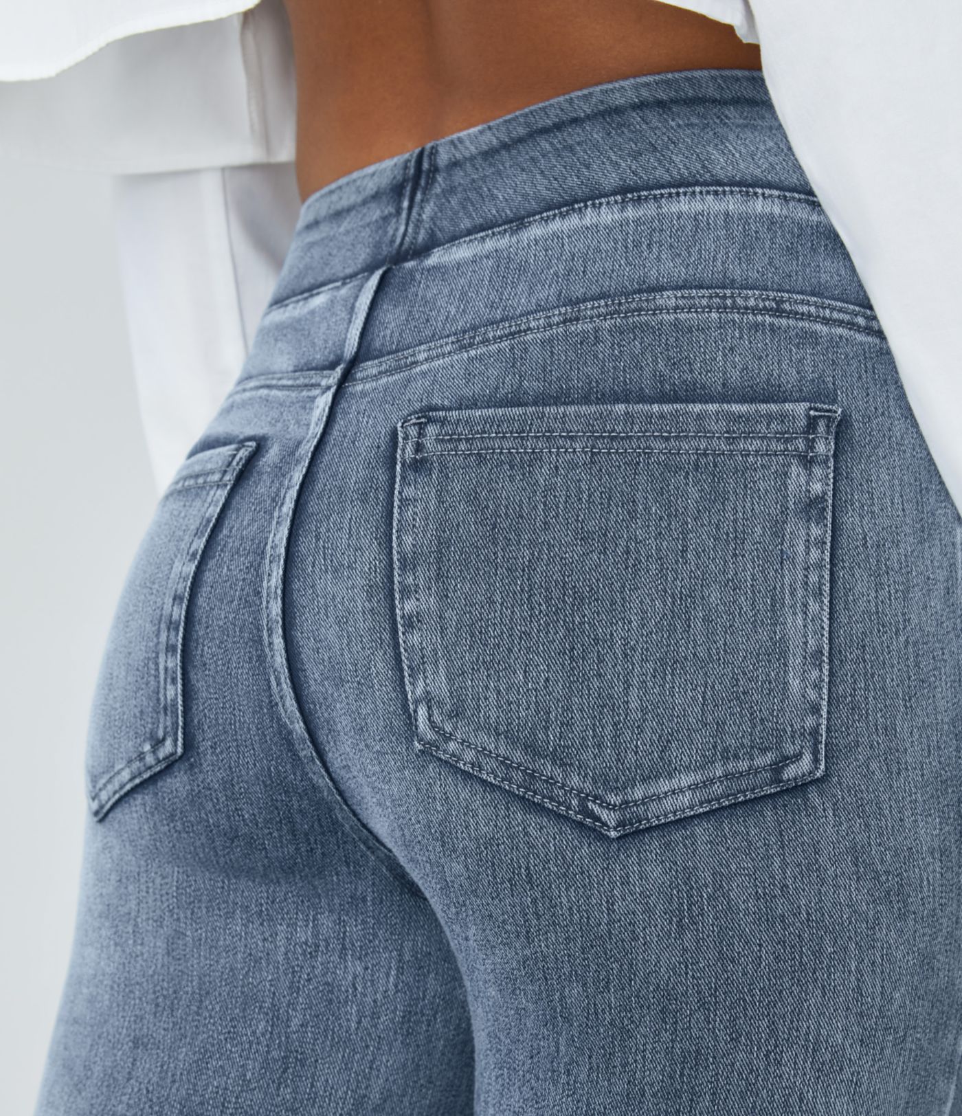 Halara Flex™ High Waist Multi-Pocket Stretch Knit Casual Bootcut Jeans