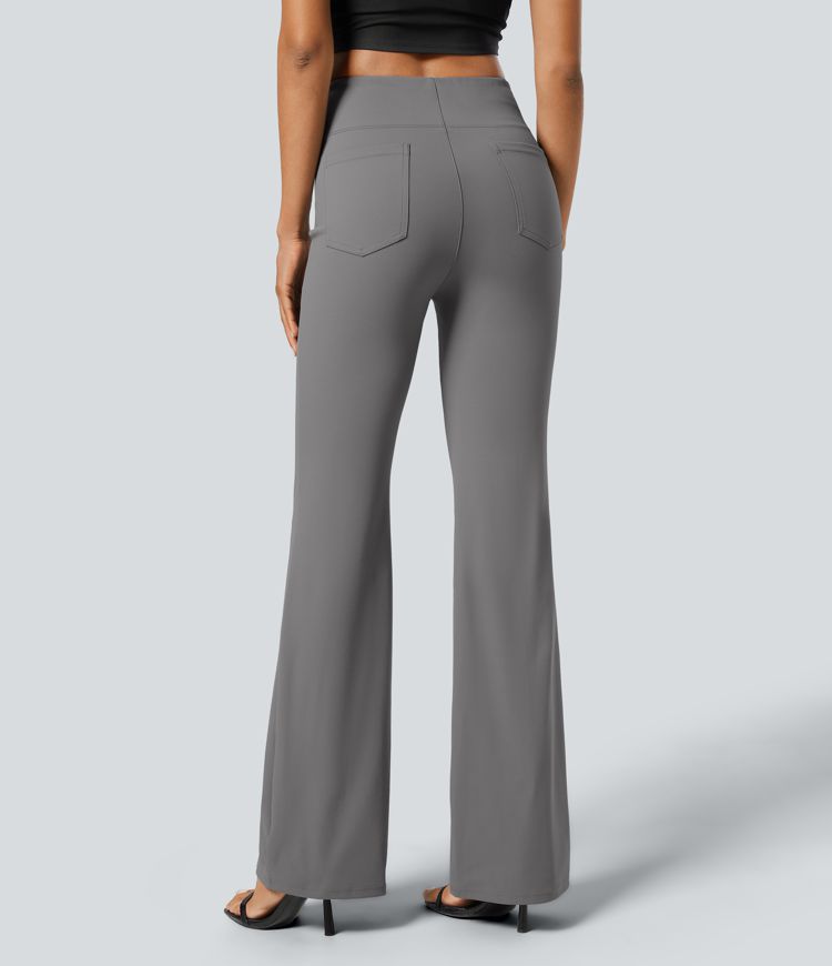Halara Flex™ High Waisted Work Flare Pants with Pockets
