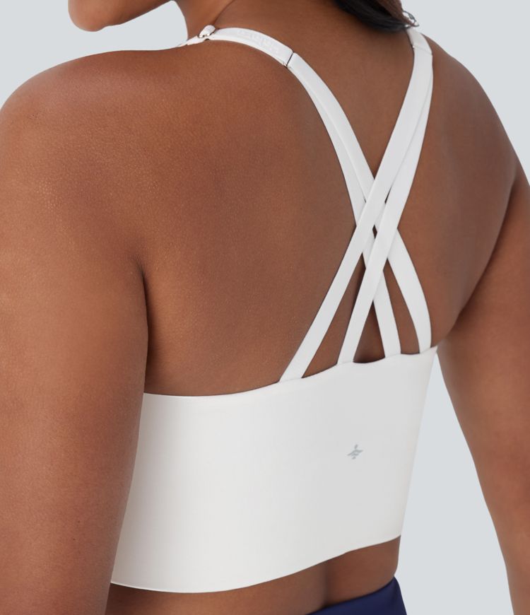 SoftlyZero™ Low Support Zipper Yoga Sports Bra-UPF50+