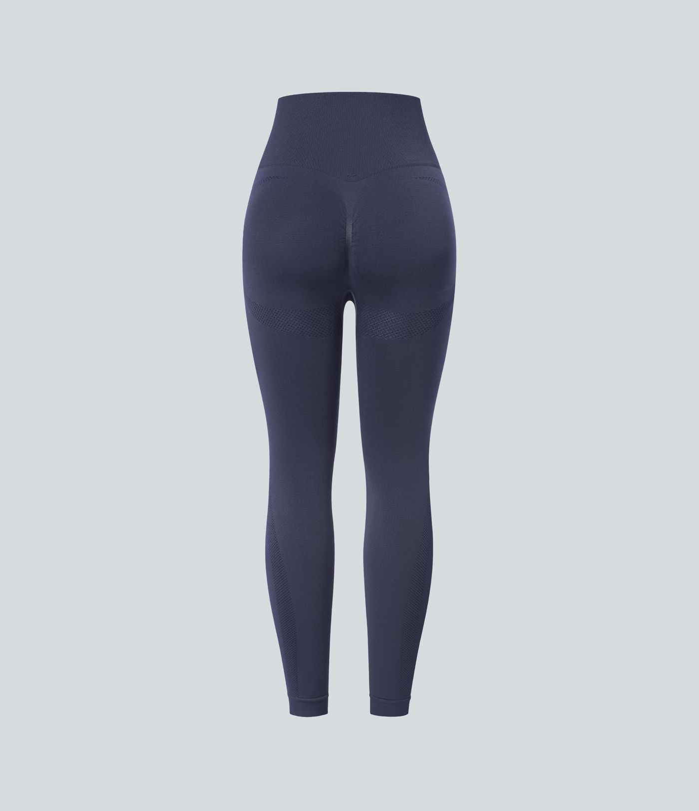 OneForm Seamless Flow High Waisted Ruched 7/8 Yoga Leggings
