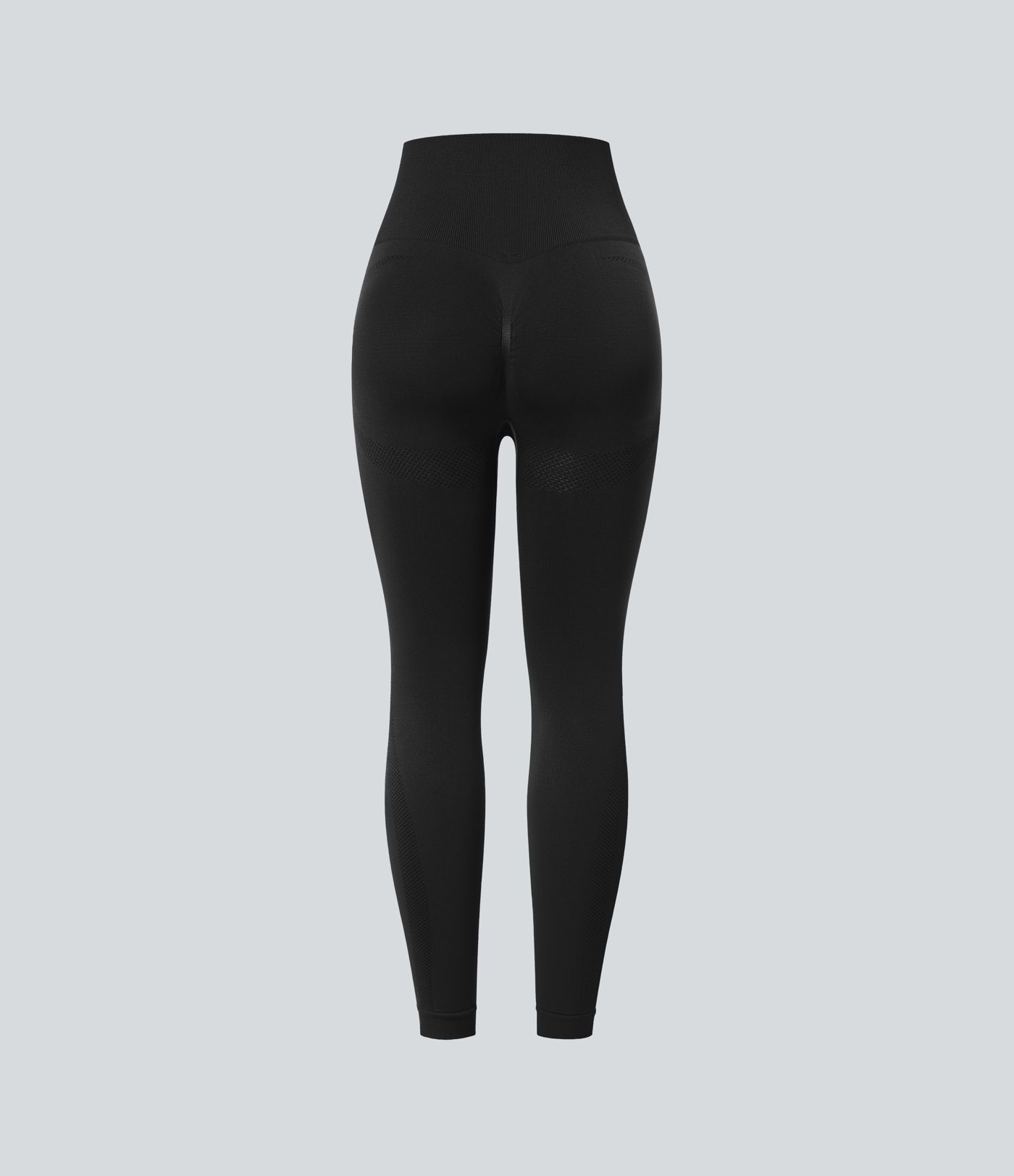 Seamless Flow High Waisted Ruched 7/8 Yoga Leggings