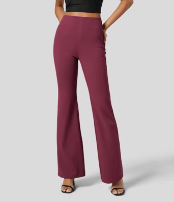Halara Flex™ High Waisted Back Side Pocket Slight Flare Work Pants