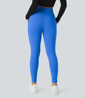 Softlyzero™ Plush High-Waist Drawstring Side Pocket Solid Full-Length Joggers