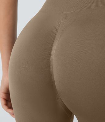 Po-Lifting Leggings mit hohem Bund, Scrunch und nahtlosem Flow