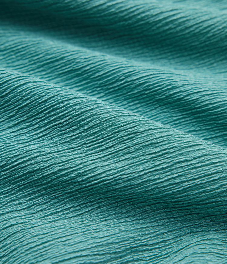 Fließende Freizeithose mit hohem Bund, Bindeband an der Seite und weitem Bein