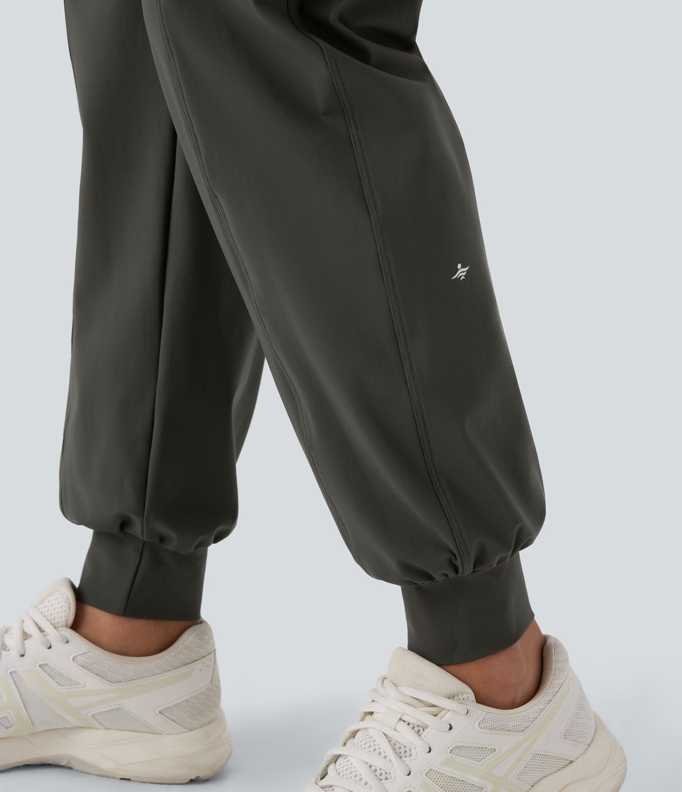 Joggers cargo baile tiro alto cordón múltiple bolsillo