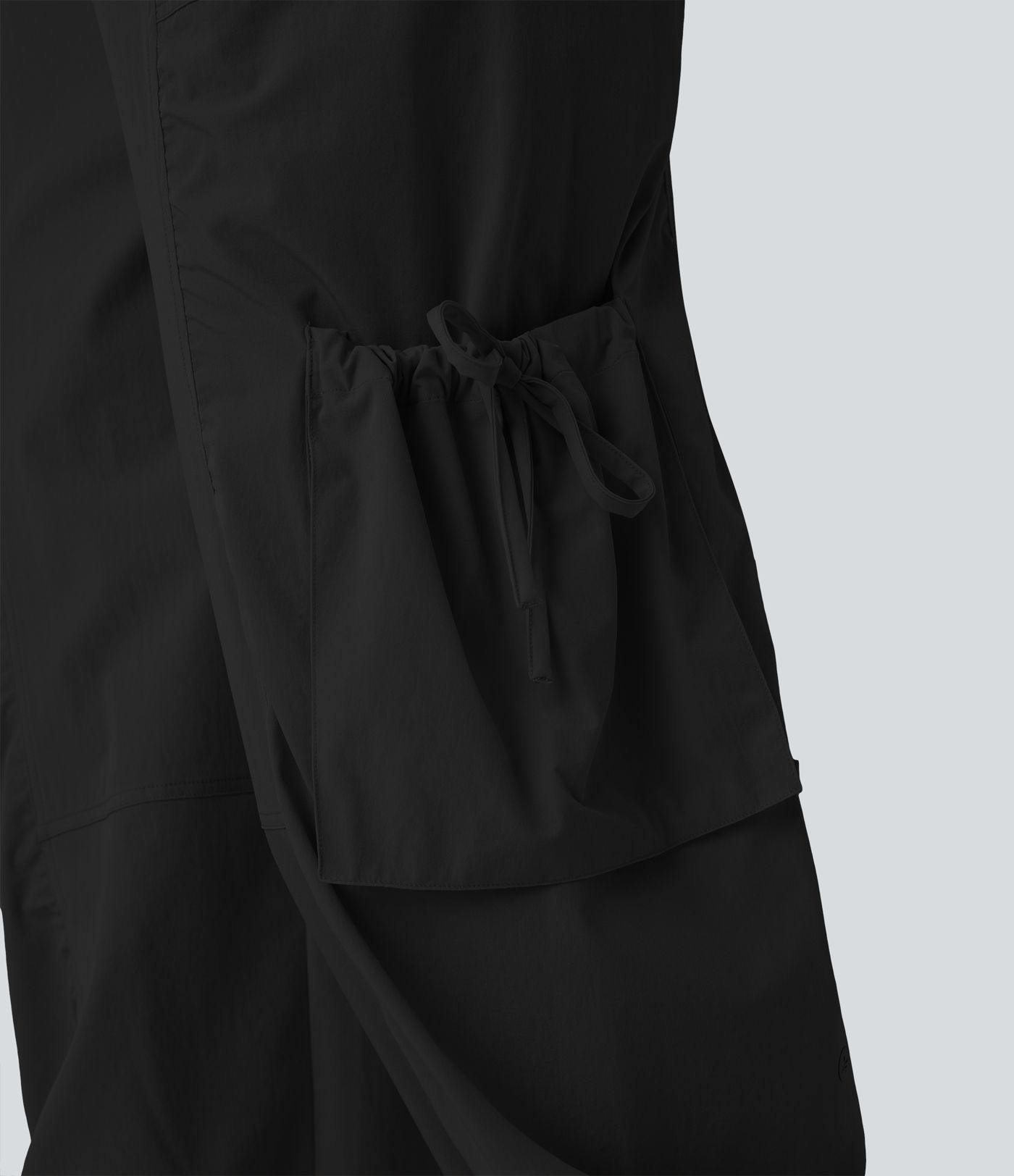 Mid Low Rise Drawstring Pockets Casual Cargo Joggers