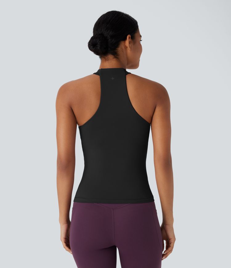 SoftlyZero™ Round Neck Yoga Sports Top-UPF50+