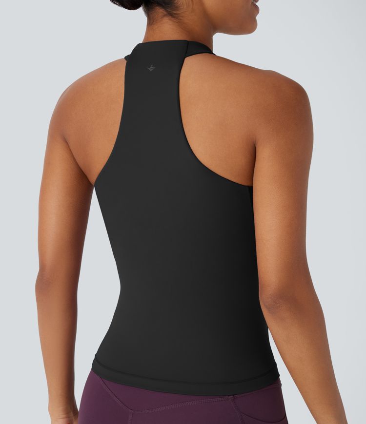 SoftlyZero™ Round Neck Yoga Sports Top-UPF50+