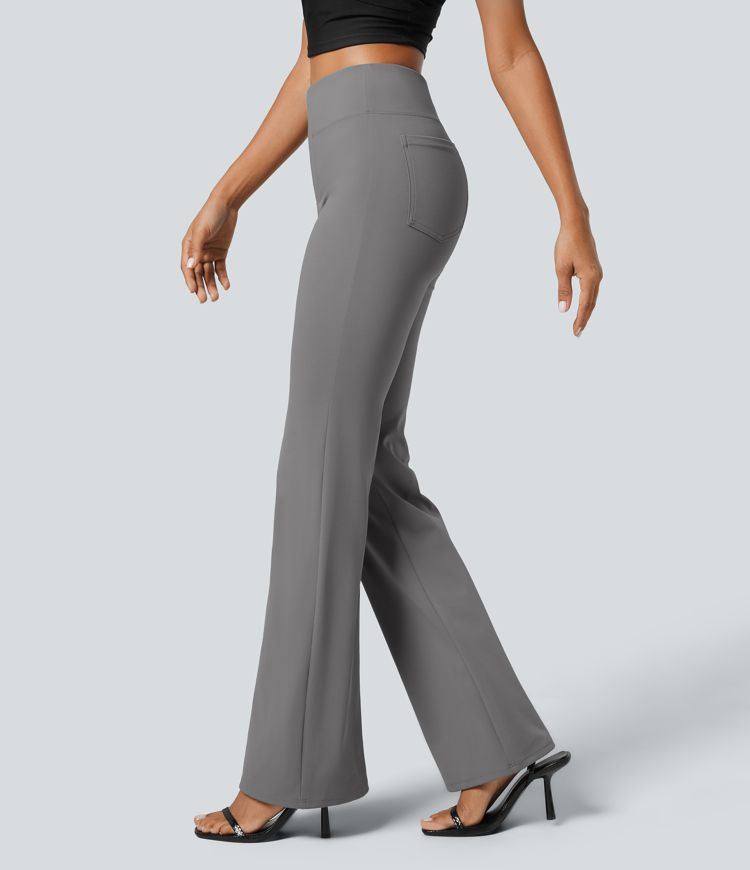 Halara Flex™ High Waisted Work Flare Pants with Pockets