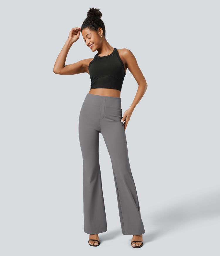 Halara Flex™ High Waisted Work Flare Pants with Pockets