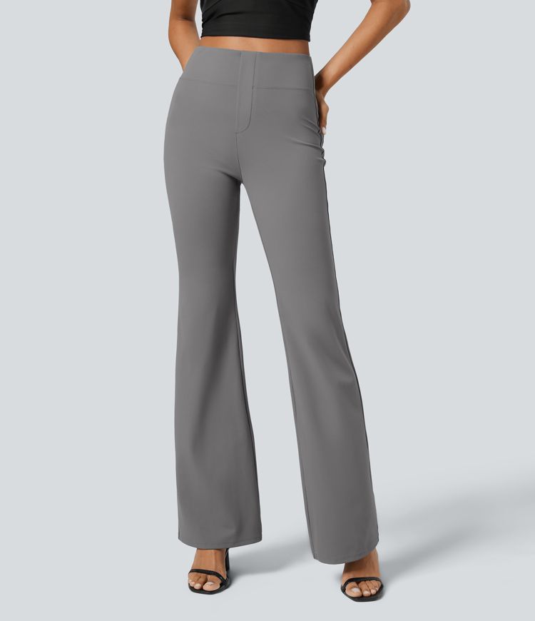 Halara Flex™ High Waisted Work Flare Pants with Pockets