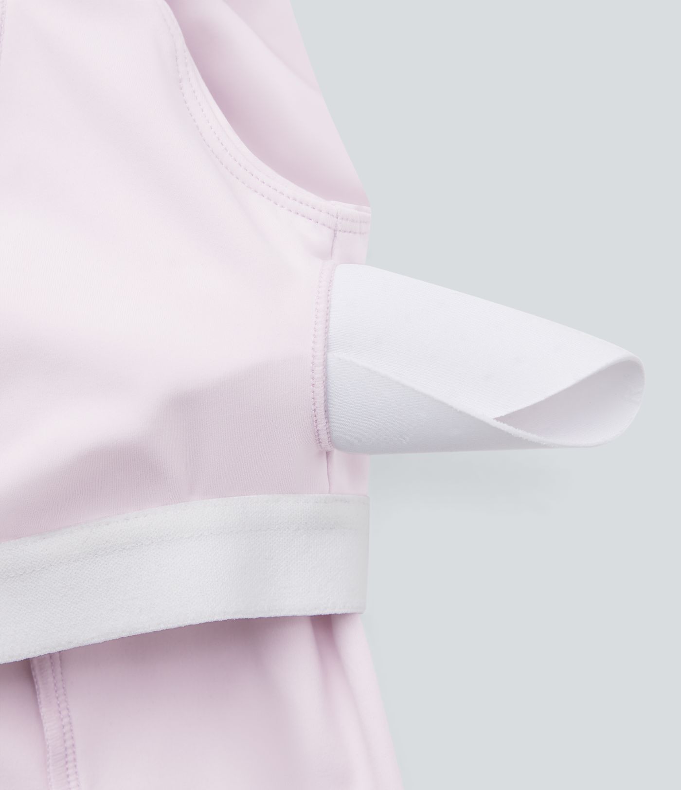 SoftlyZero™ Airy Square Neck Cropped Cool Touch Pickleball Tank Top-UPF50+