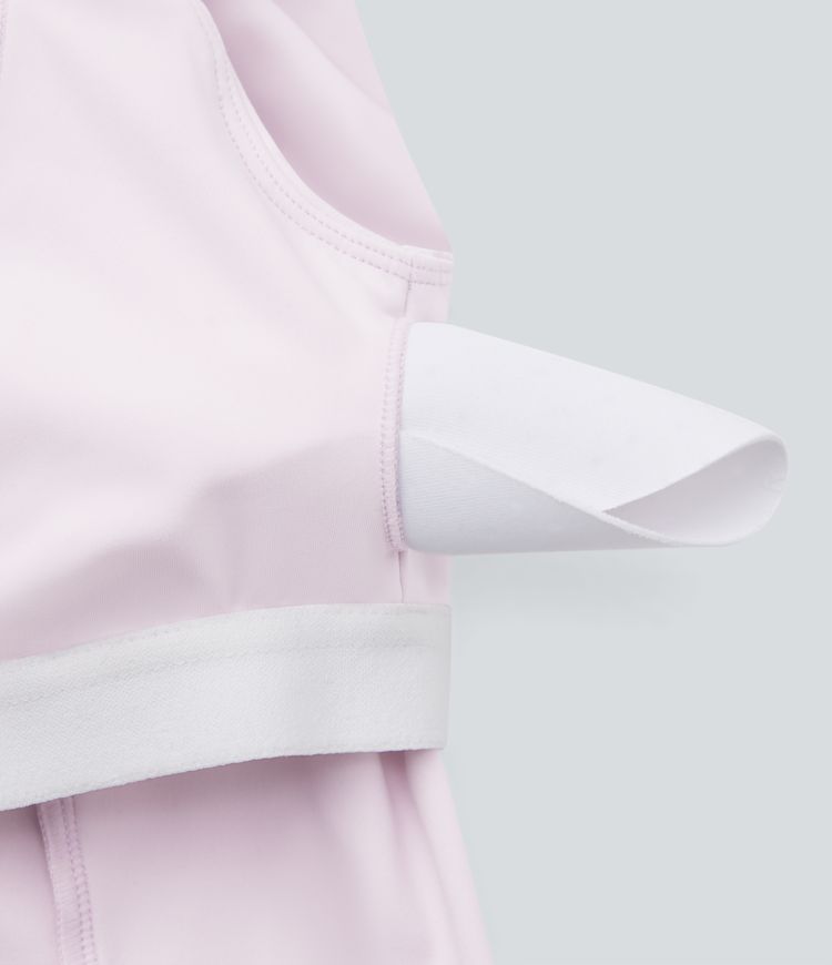 Camiseta Softlyzero™ Airy sin mangas pickleball cuello cuadrado tacto fresco - UPF50+