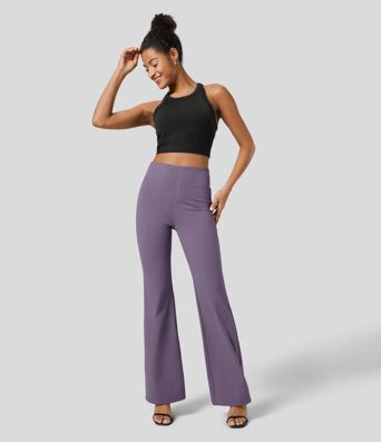 Halara Flex™ High Waisted Back Side Pocket Slight Flare Work Pants