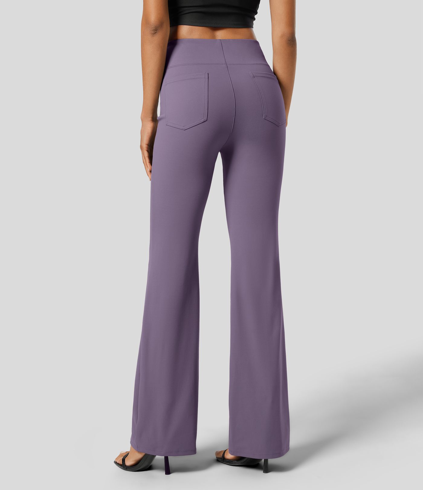 Halara Flex™ High Waisted Back Side Pocket Slight Flare Work Pants