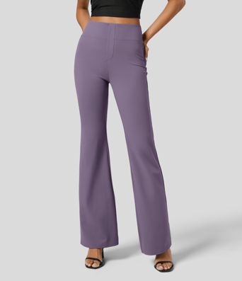 Halara Flex™ High Waisted Back Side Pocket Slight Flare Work Pants