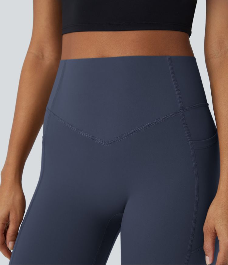 Leggings SoCinched UltraSculpt entrenamiento moldeador bolsillo lateral control abdomen tiro alto
