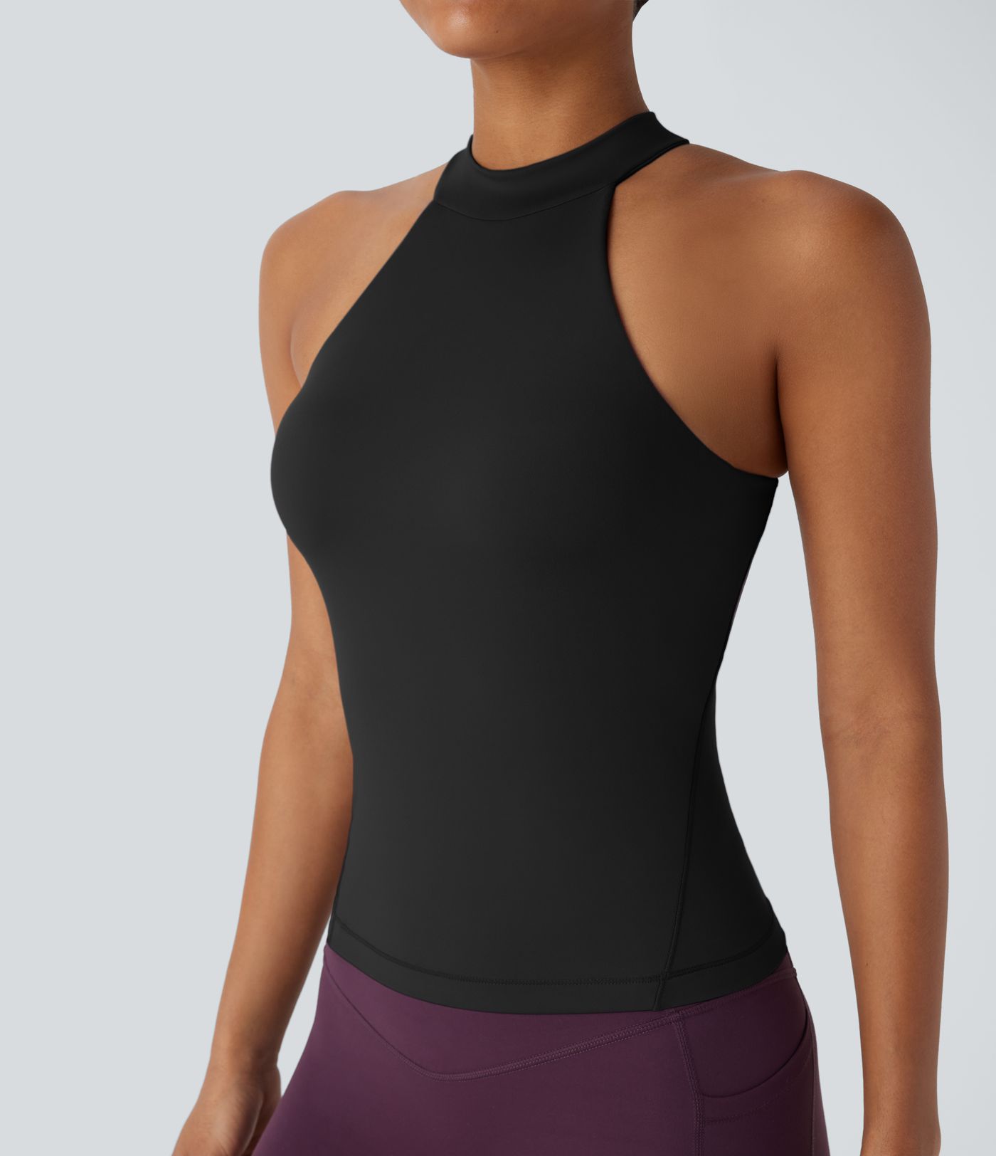SoftlyZero™ Round Neck Yoga Sports Top-UPF50+