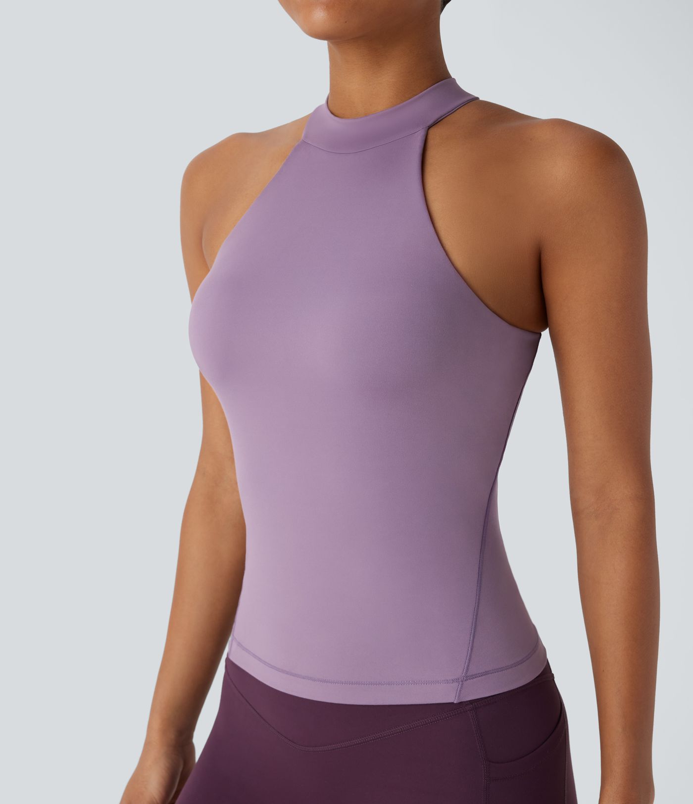 Top Softlyzero™ deportivo yoga sin espalda cuello redondo - UPF50+