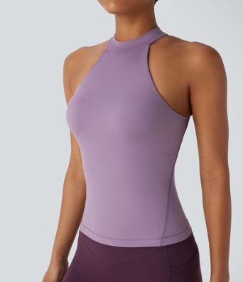 Top Softlyzero™ deportivo yoga sin espalda cuello redondo - UPF50+