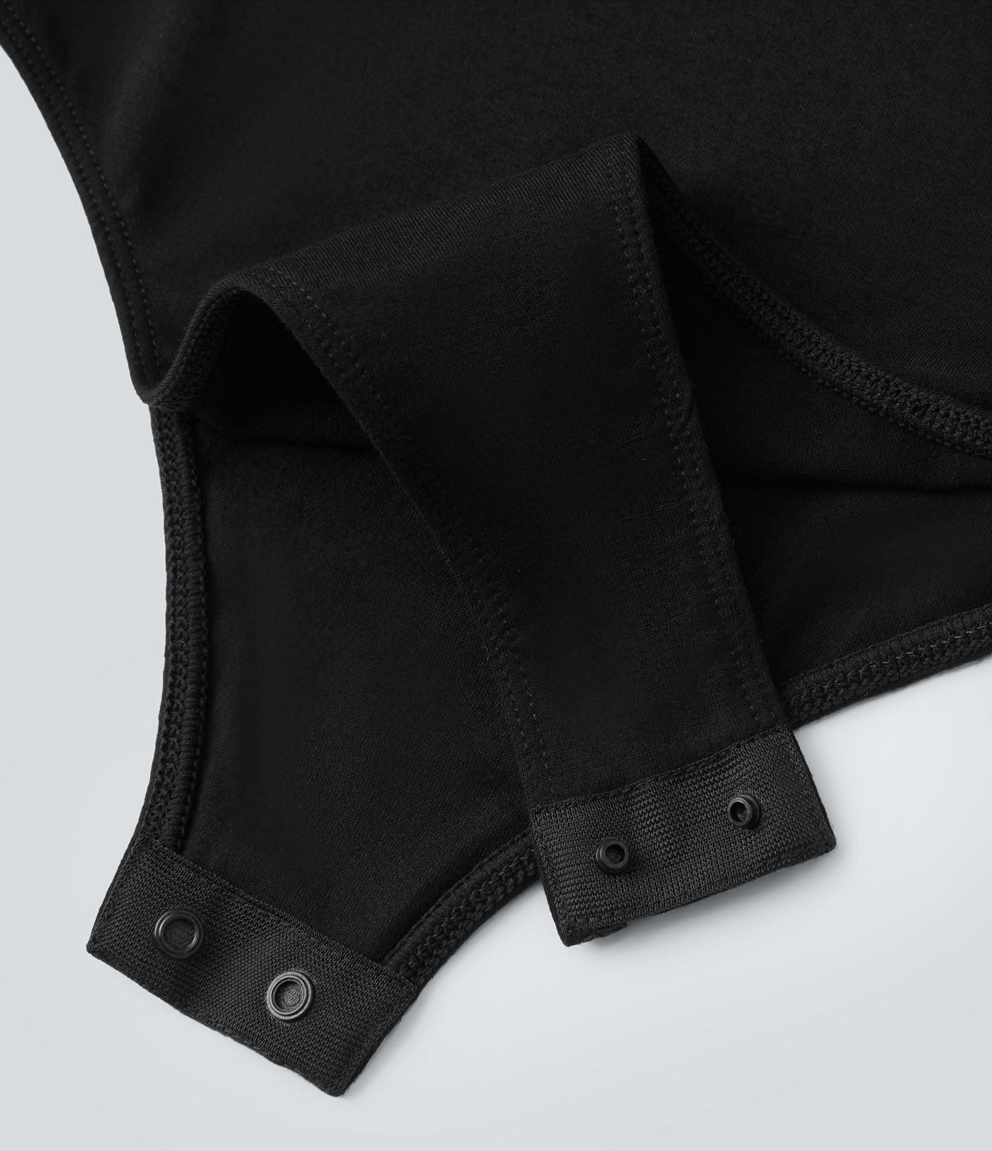 U-hals lange mouw slanke werkbody