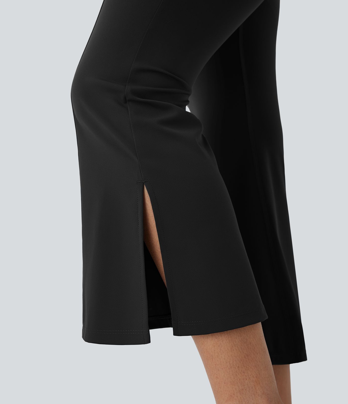 High Waisted Pocket Capri Yoga Leggings
