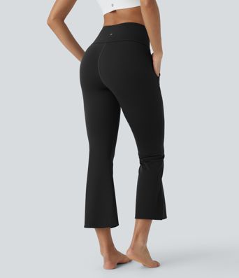 High Waisted Pocket Capri Yoga Leggings