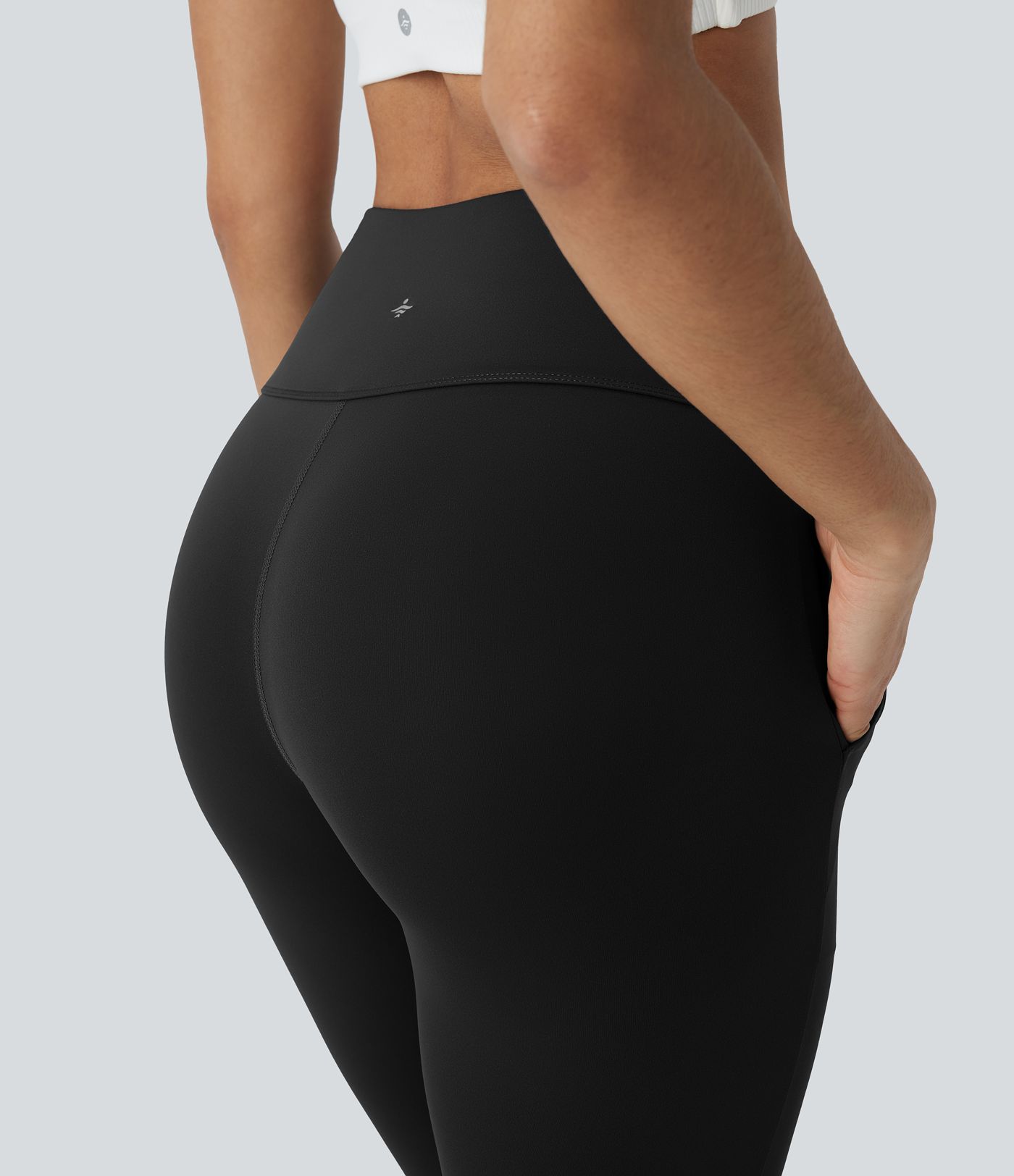 High Waisted Pocket Capri Yoga Leggings