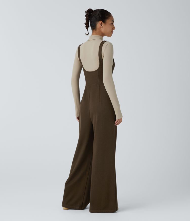 Mameluco Elegante Para Mujer - Sin Mangas, Espalda Descubierta Y Cinturón | Estilo Casual 2024
